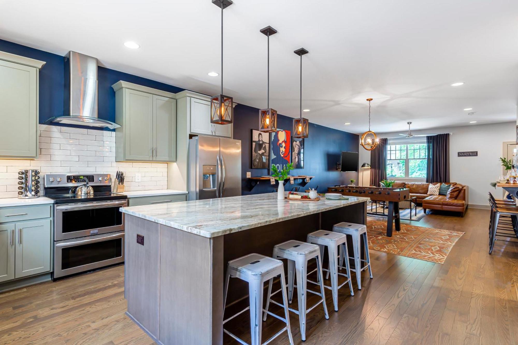 Waverly By Avantstay Nashville-Inspired Townhome W Luxury Kitchen Pool Table Zewnętrze zdjęcie